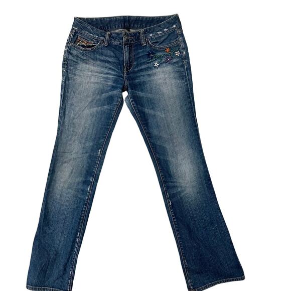 Vintage Embroidered bootcut Lucky Jeans size 29 - Picture 2 of 15